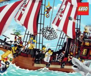 Puzzle Lego πειρατικό πλοίο